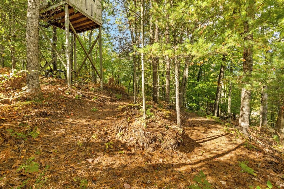 On site hiking and biking path