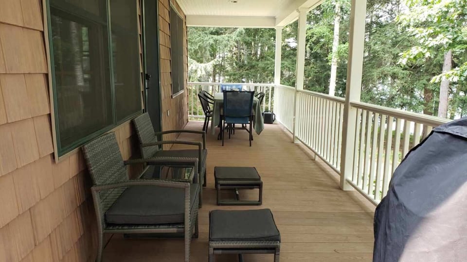 Outside deck