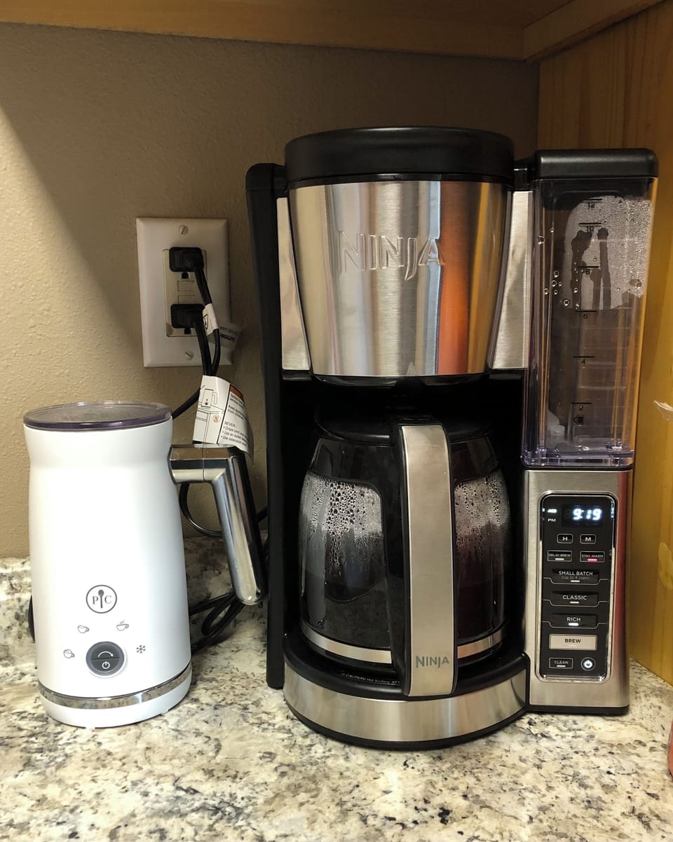 Coffee set-up