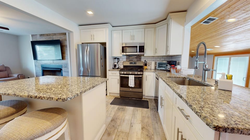 Enjoy a fully equipped kitchen