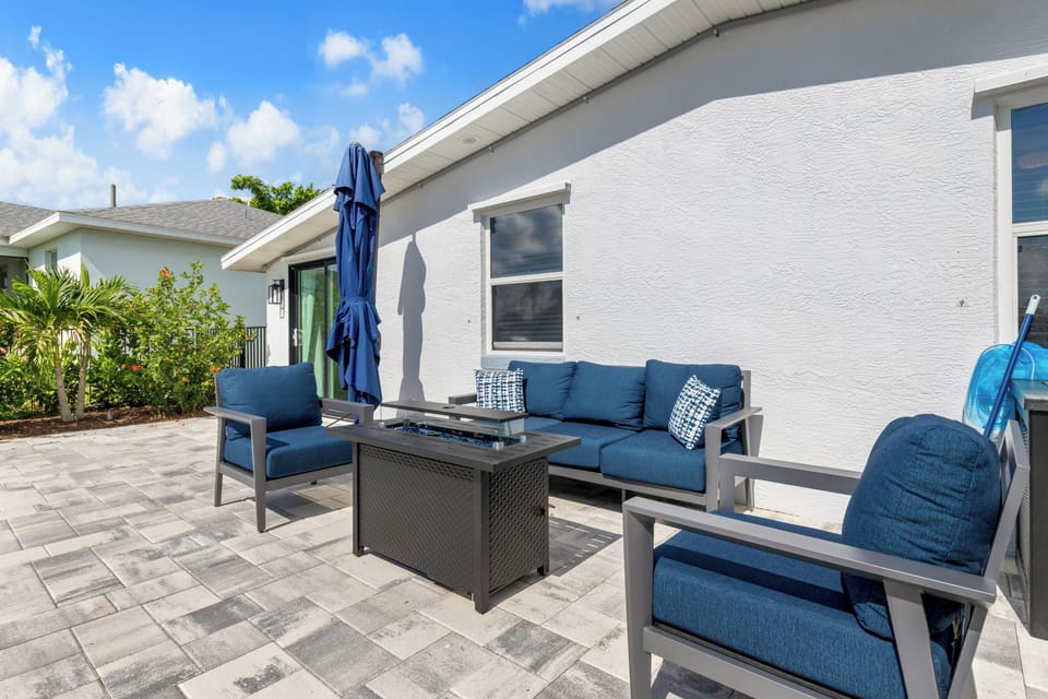 Outside Furniture and Fire Feature