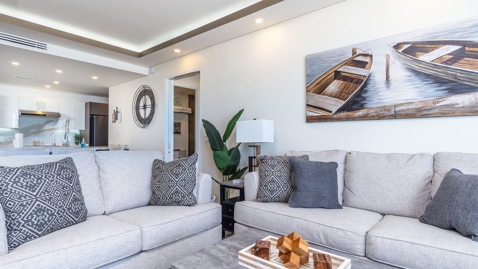 two sofas compliment one another