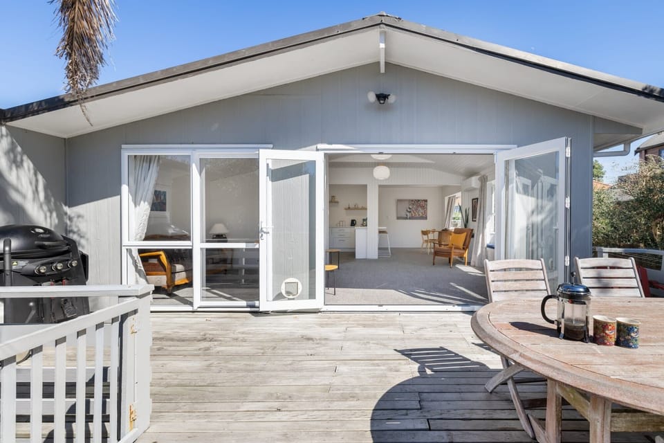 Spacious deck