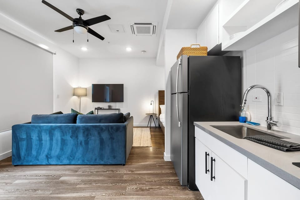 Living Area and kitchenette