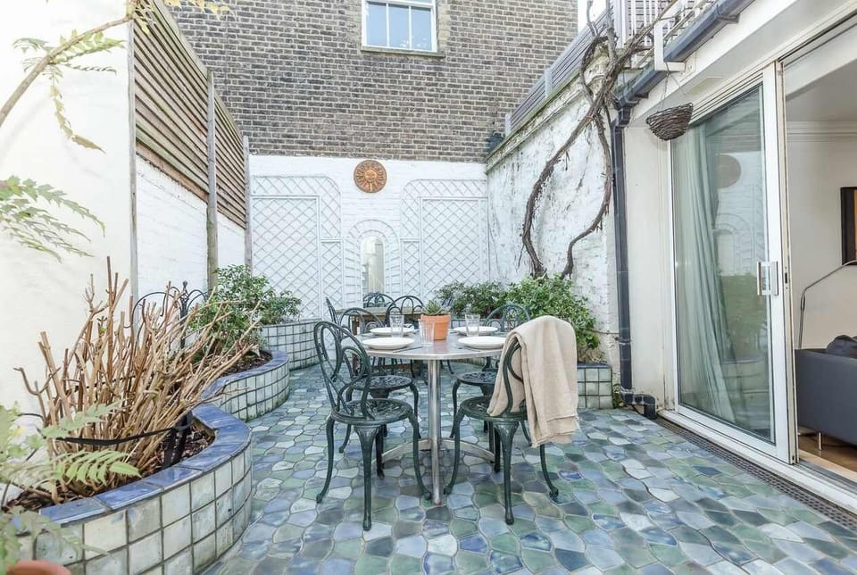 Outside dining area