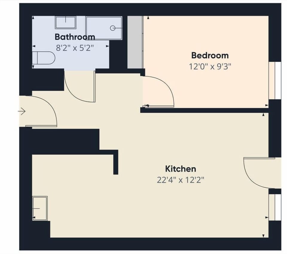 Apartment for 2 people.