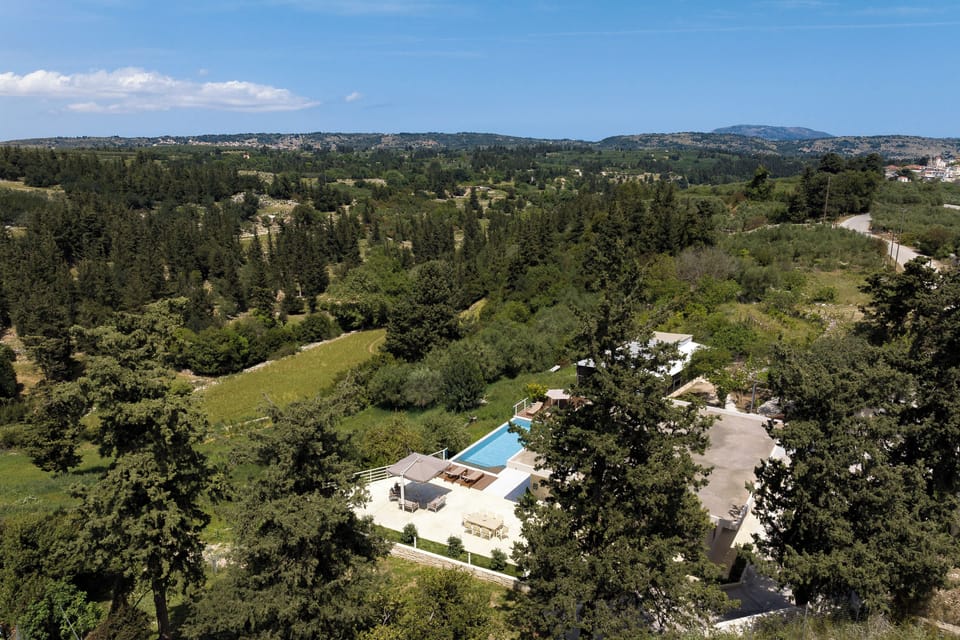 Surrounded by trees and the breathtaking scenery of nature.