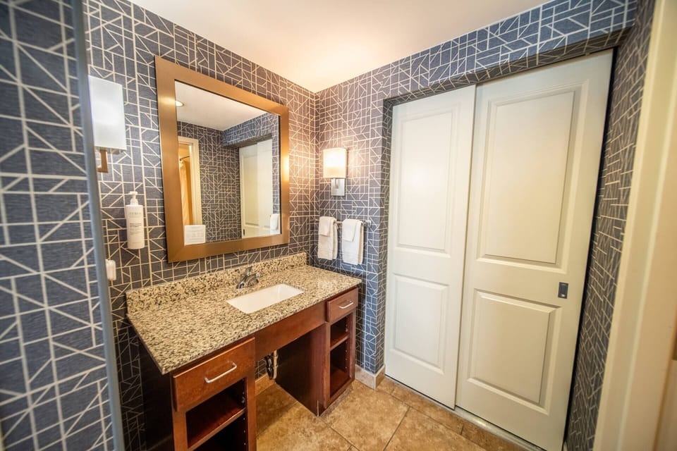 Bathroom. Interior and views may vary based on location and availability