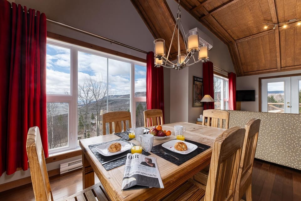Linger at the table. Good food, good company, and great views.