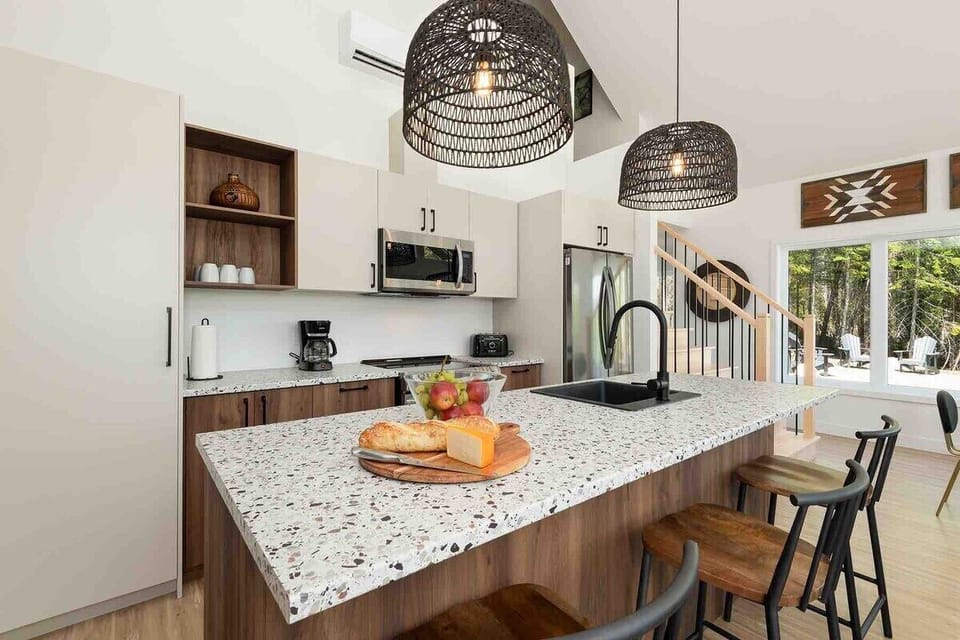 Kitchen warmth fills the heart.