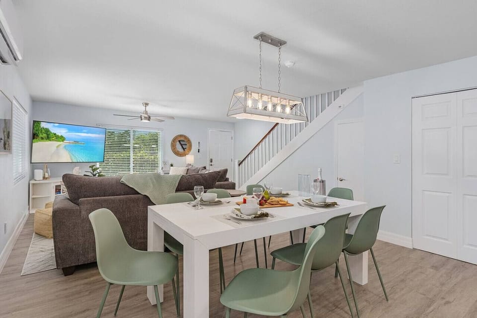 Dine in style with seating for eight