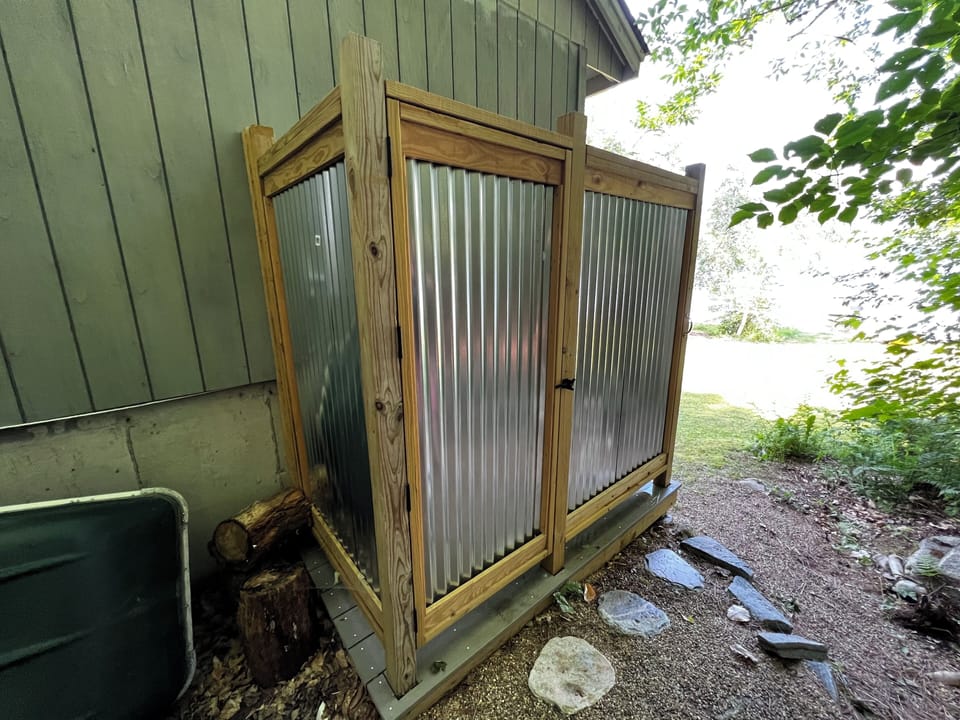 Outdoor shower