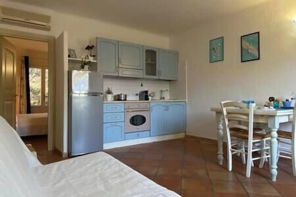 Living room and kitchen