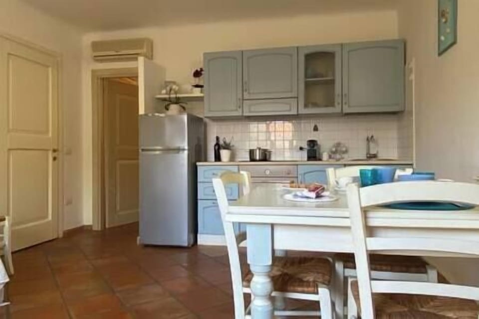 Living room and kitchen