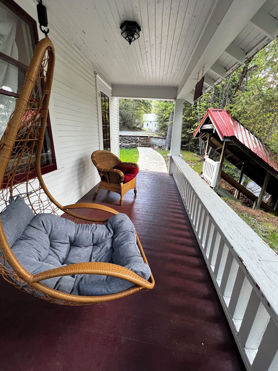 Front deck for lounging and relaxing