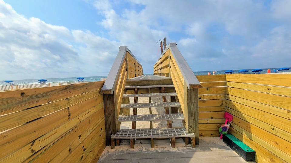 Dedicated beach access is included with your stay.