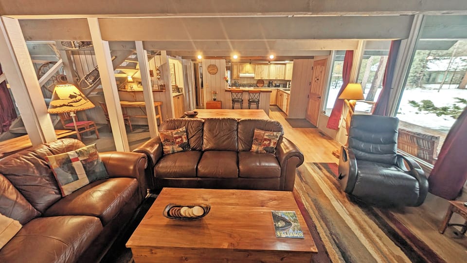 Downstairs Living Room to Dining/Kitchen