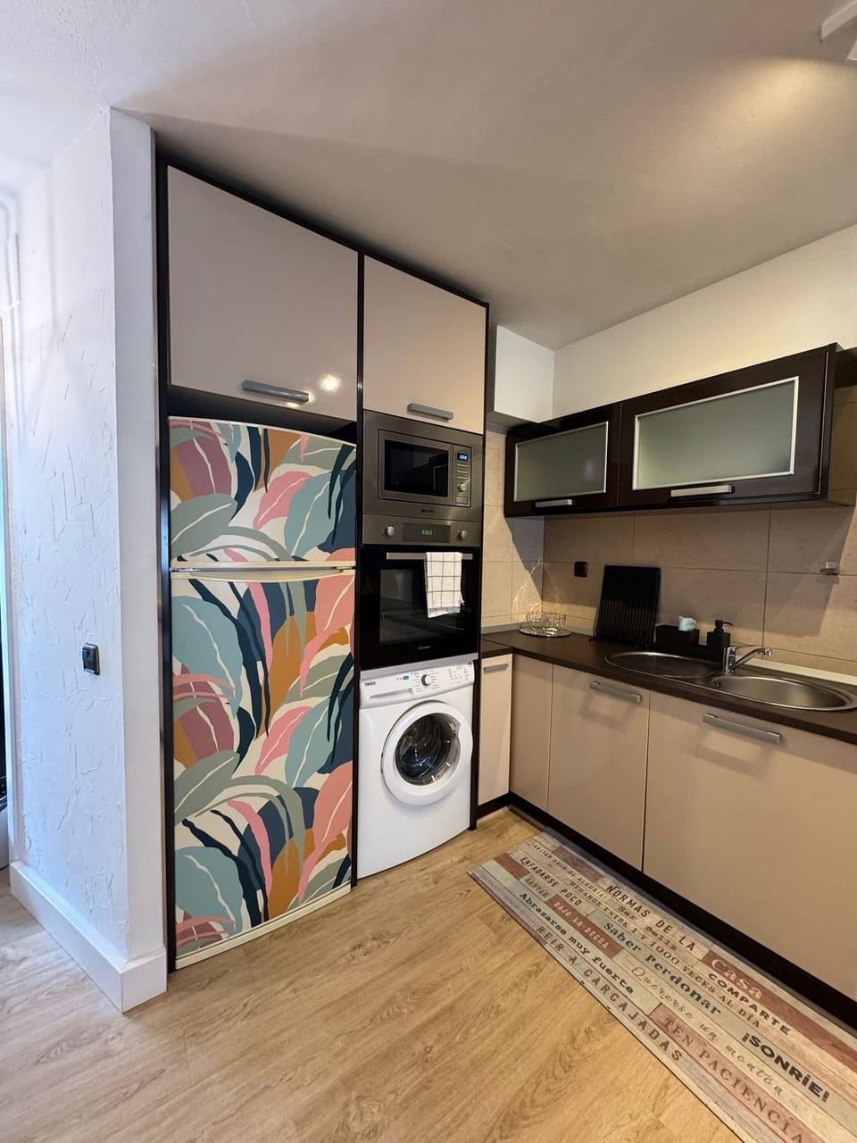 Another view of the open concept kitchen