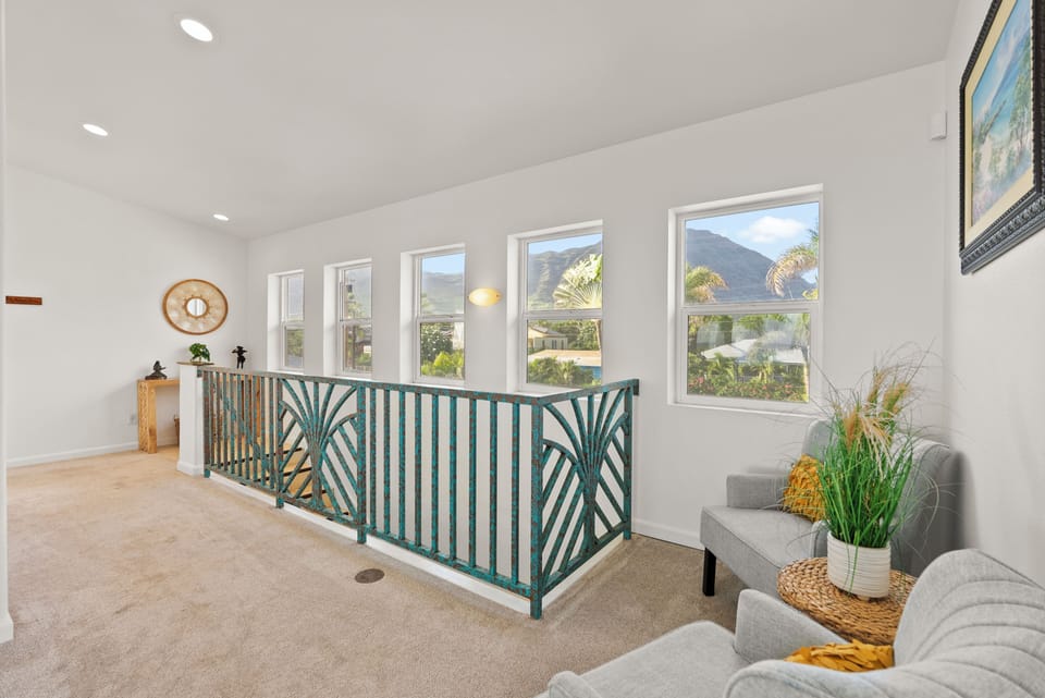 Abundance of natural lighting.