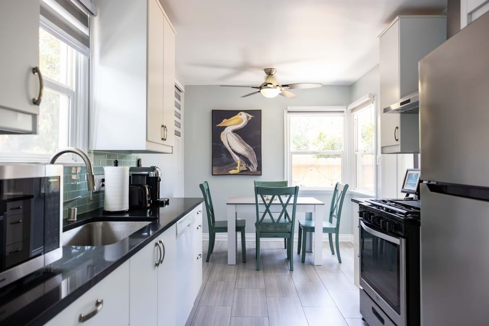 Kitchen + dining area