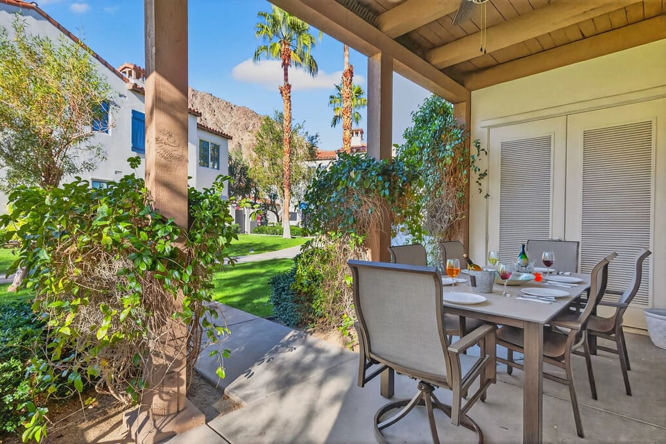 Private Patio off Living/Dining Area