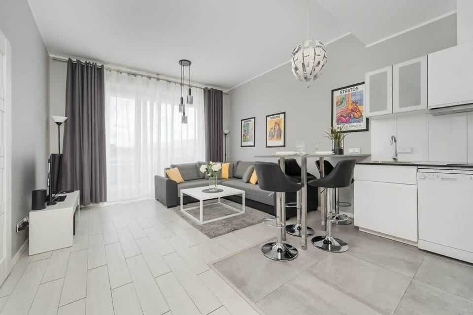 Living room with television.