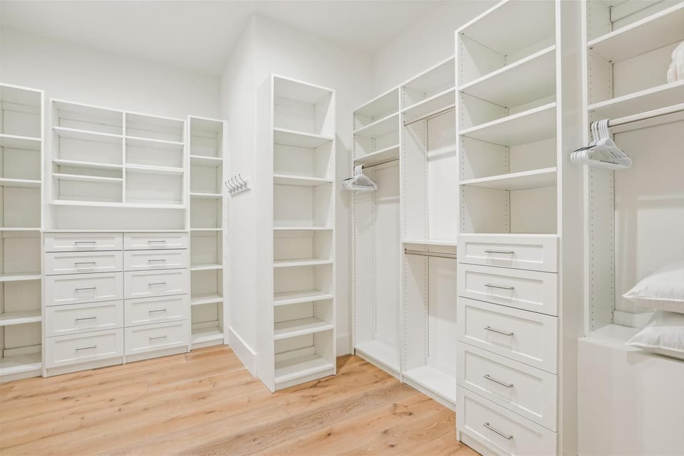 Large Walk-in Closet in Master Bedroom at 3 Driftwood Lane