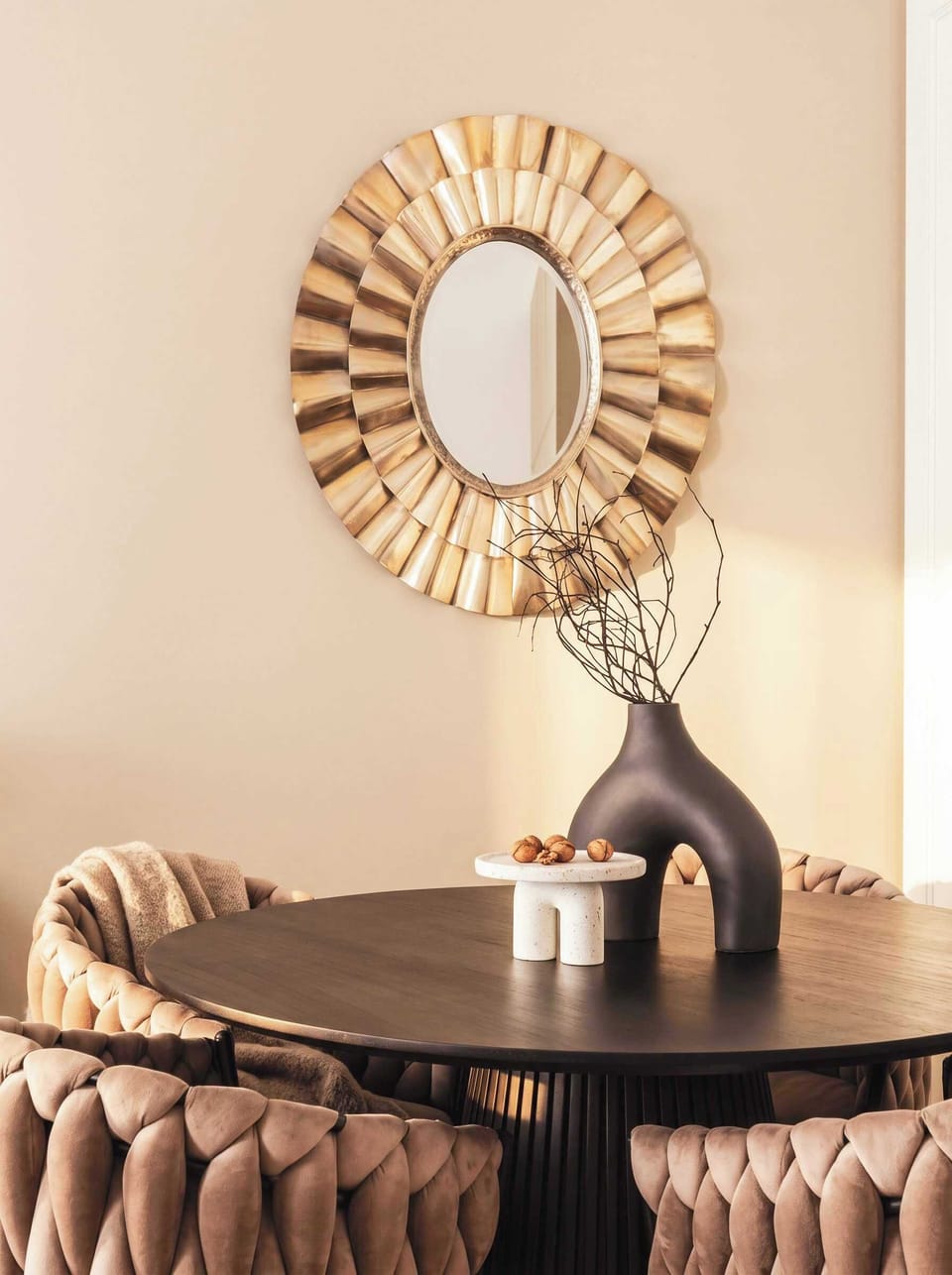 The dinning table