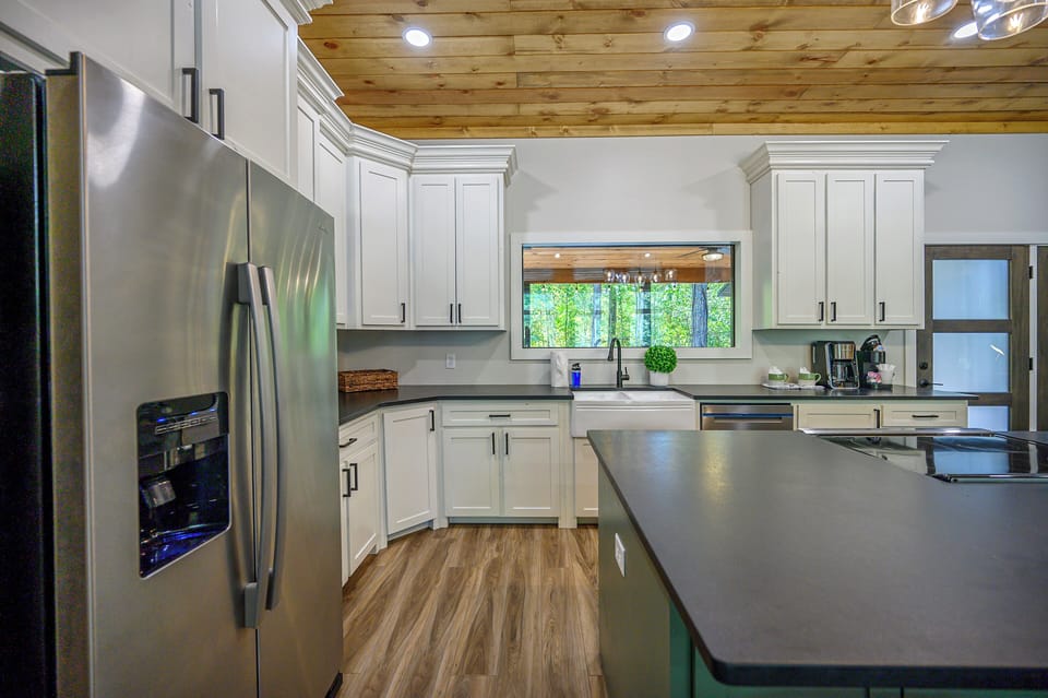 A kitchen designed with entertaining in mind!