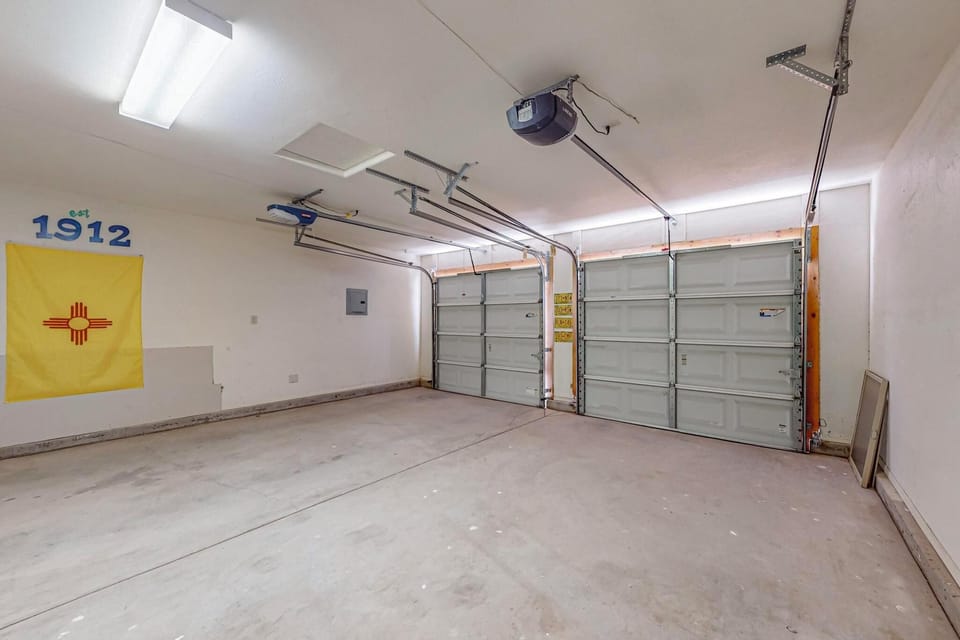 SHARED garage, 1 side ONLY is for the front house