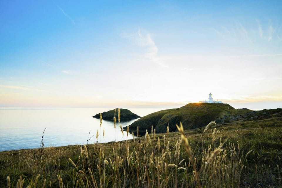 Stumble Head lighthouse and island