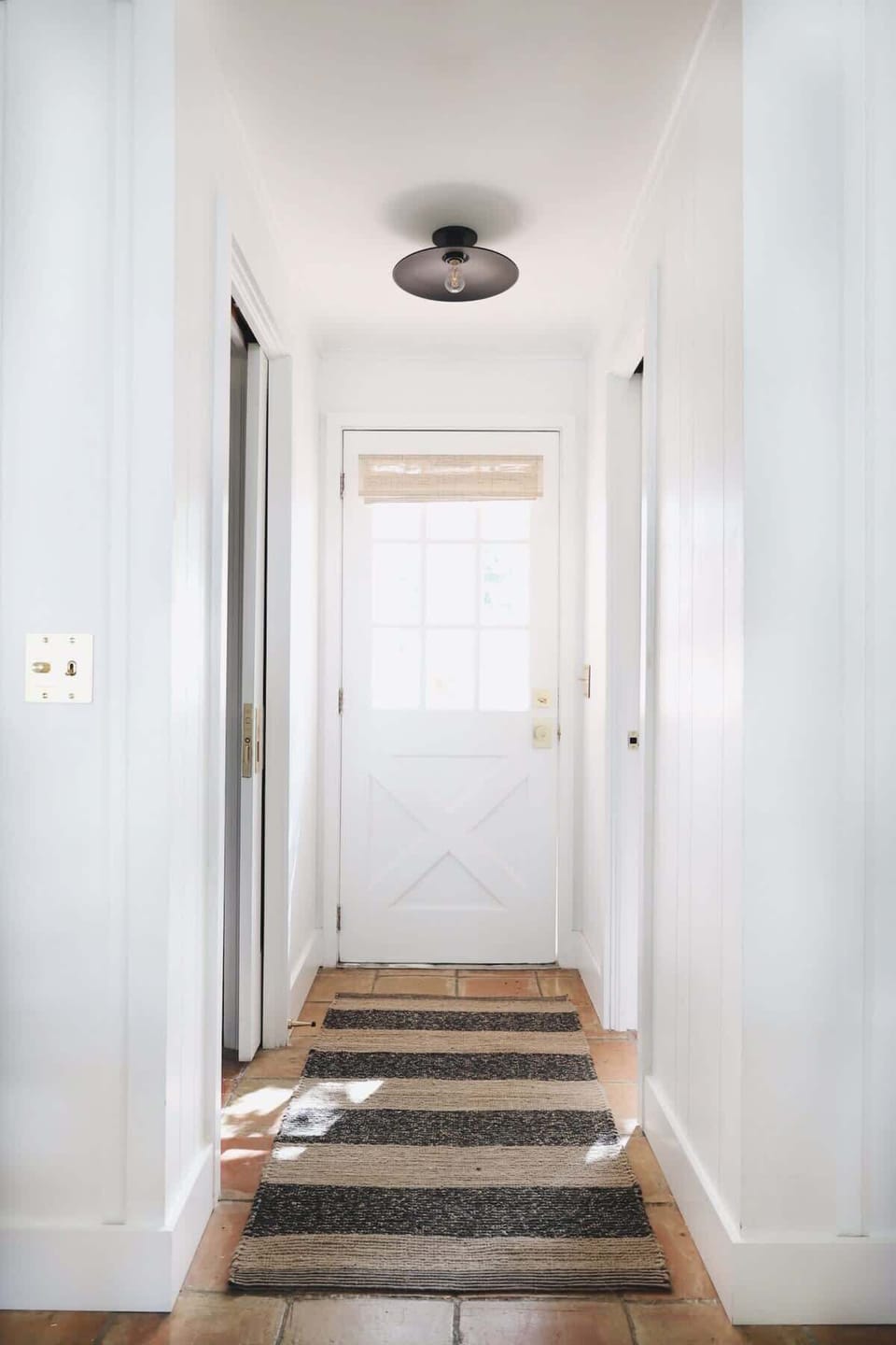 Back door to courtyard