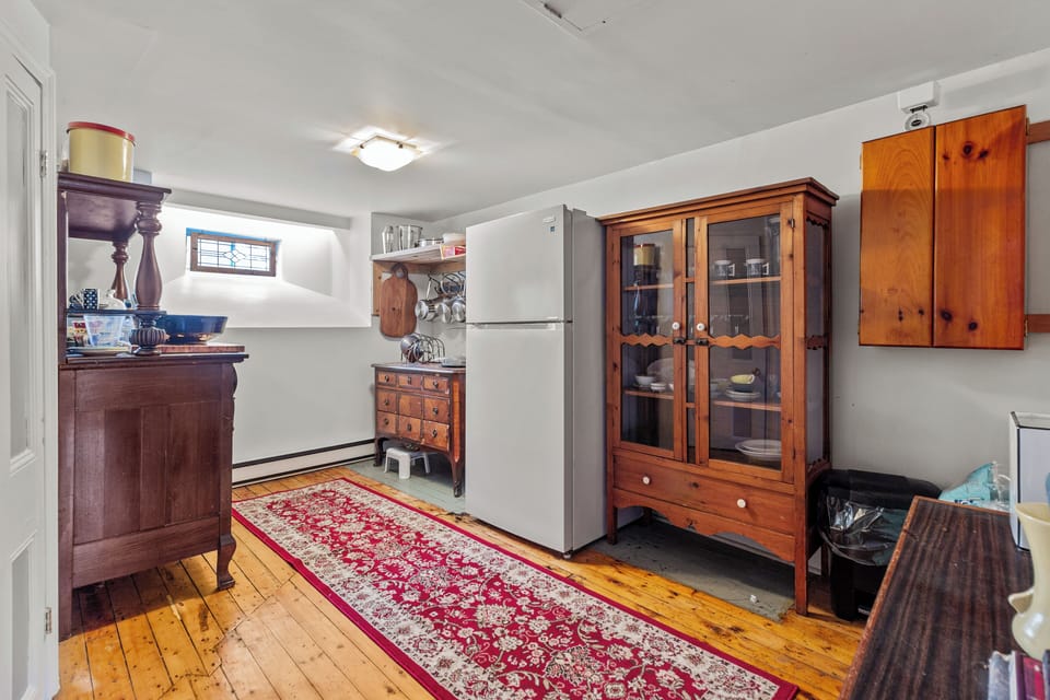 Bonus kitchenette and storage area