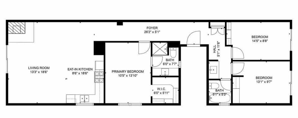 124 34th Street B Floorplan