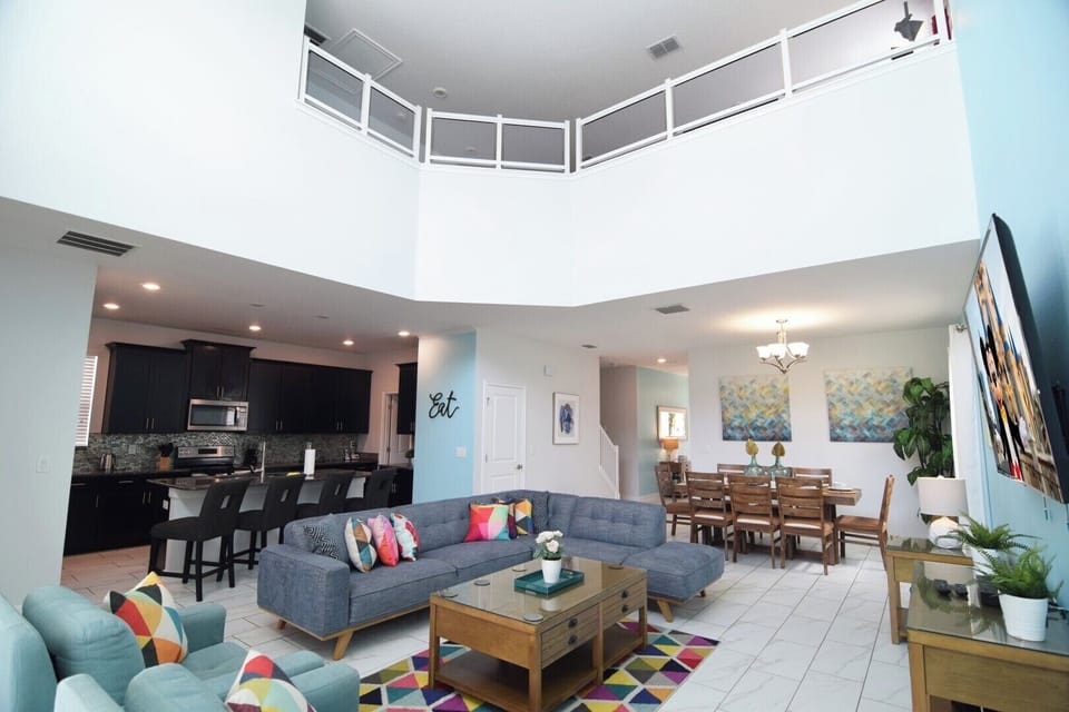 Open-plan living space