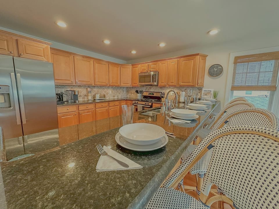 Fully equipped kitchen