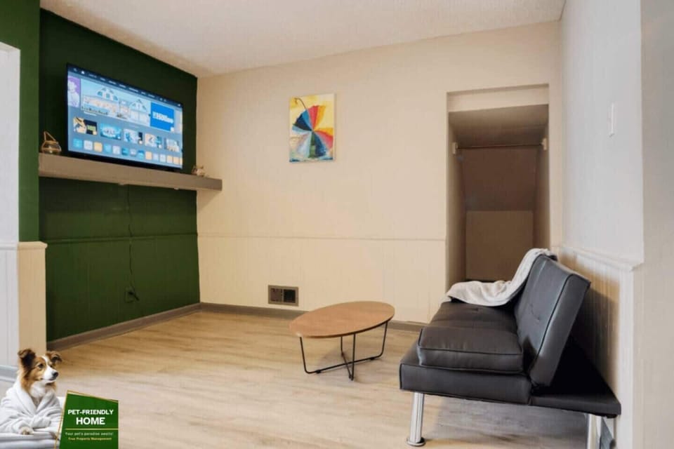 Living room with a sleeper sofa