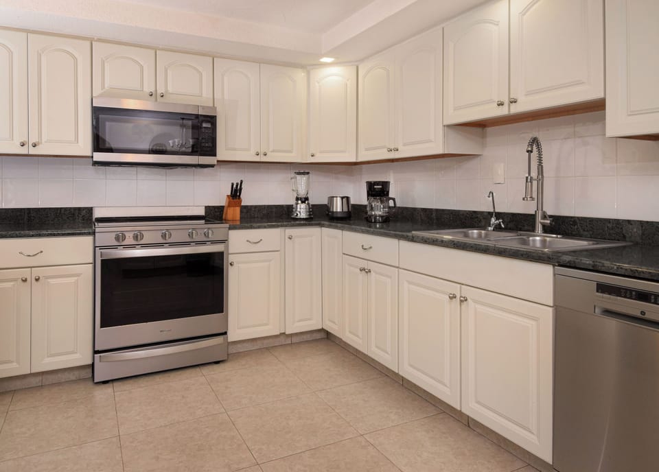 Whether you prefer to whip up your own meals or simply reheat takeout, our kitchen has you covered for either.