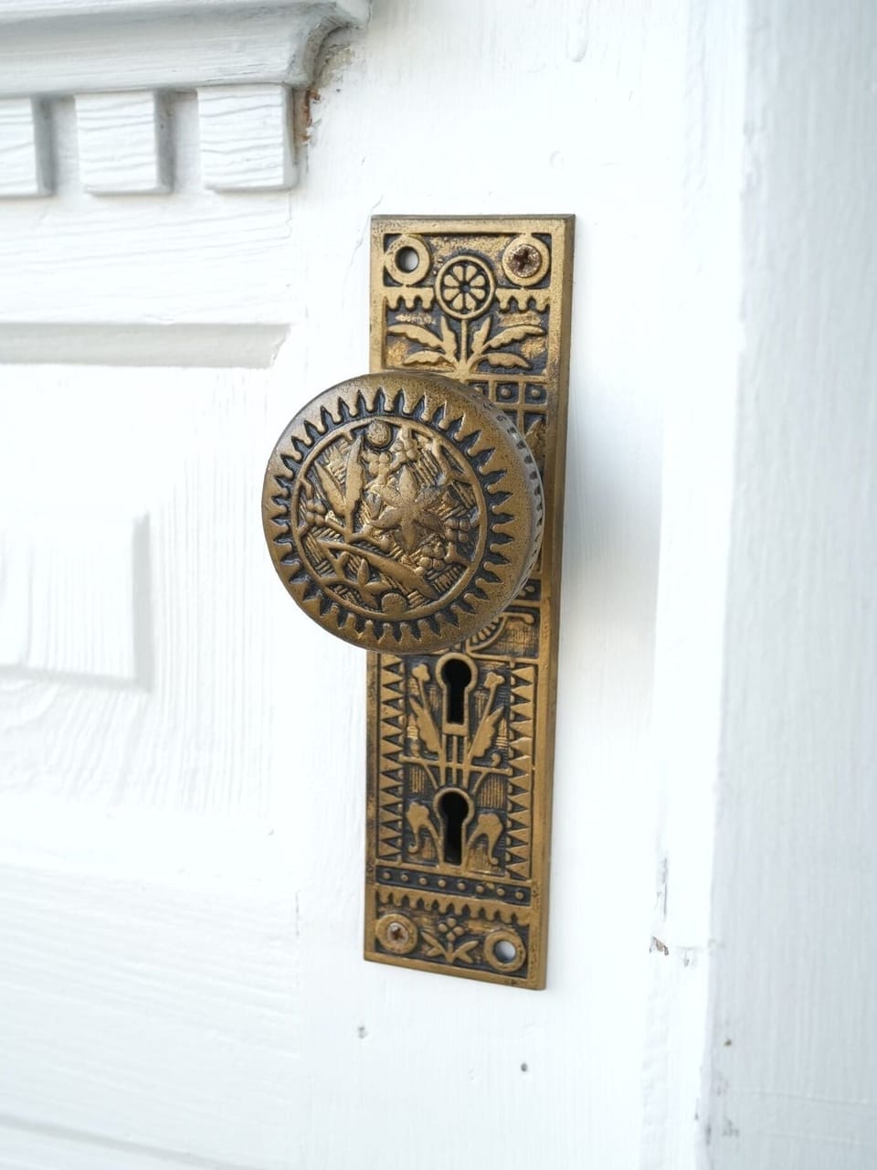 Original victorian (eastlake) door knob.
