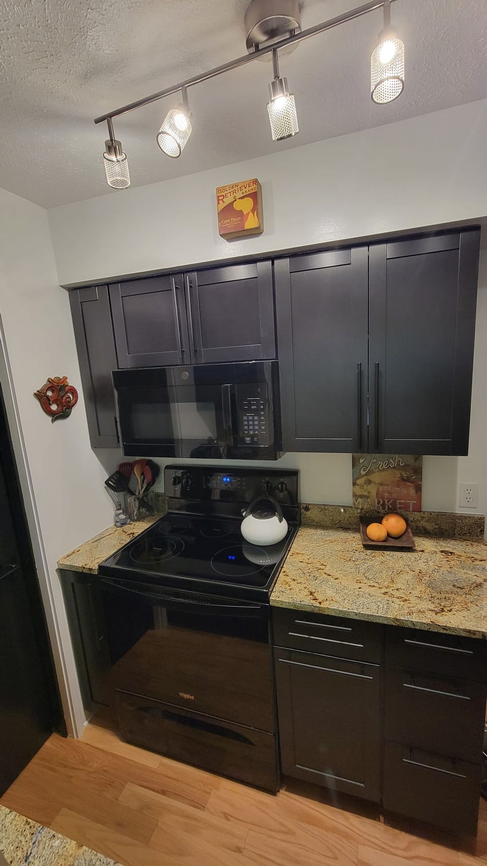 Espresso maker, Keurig, 12-cup delayed-brew drip coffee maker, and French press.