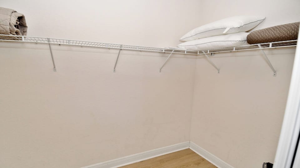 Large walk-in closet