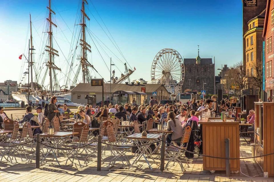 Experience the vibrant city life at Bryggen, just 700m away!