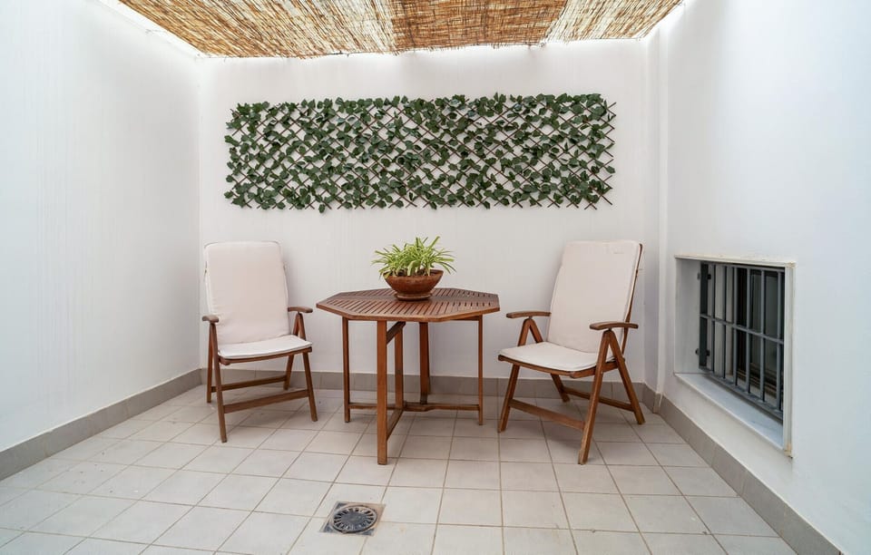 outside