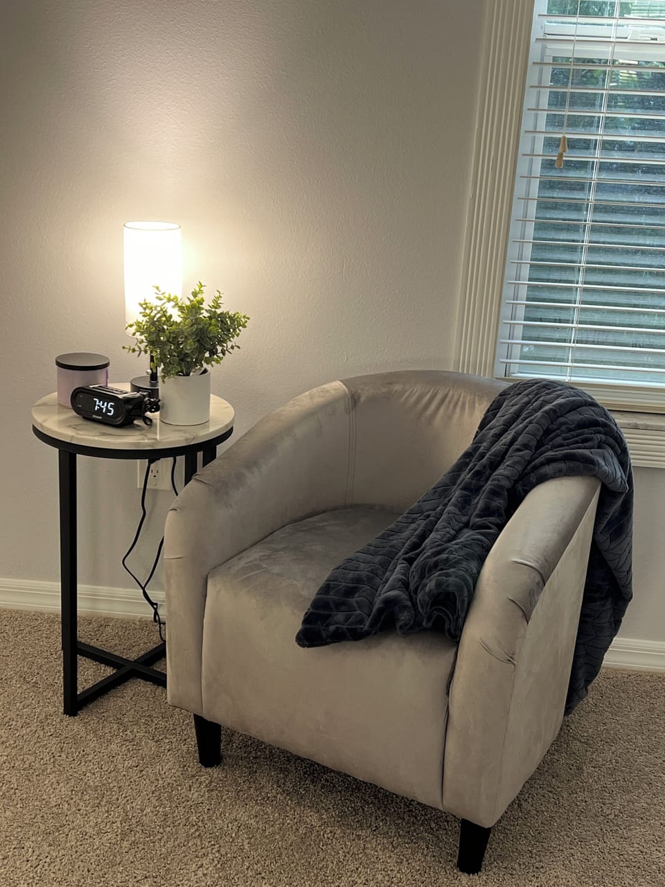 sitting area in Master bedroom