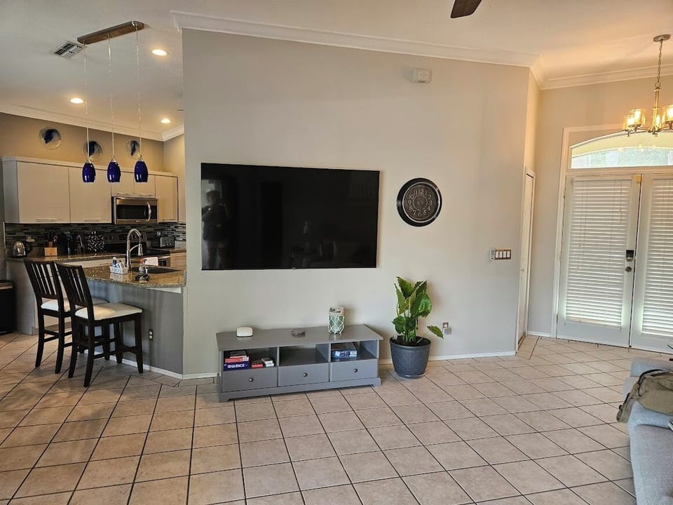 Living Room with Smart TV