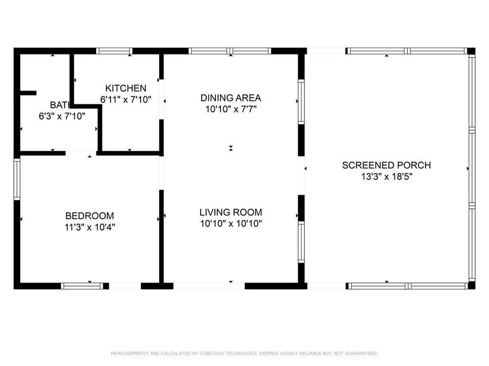Tortuga`s floor plan