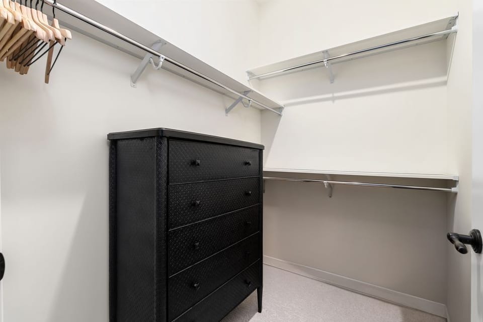 Master bedroom walk-in closet 