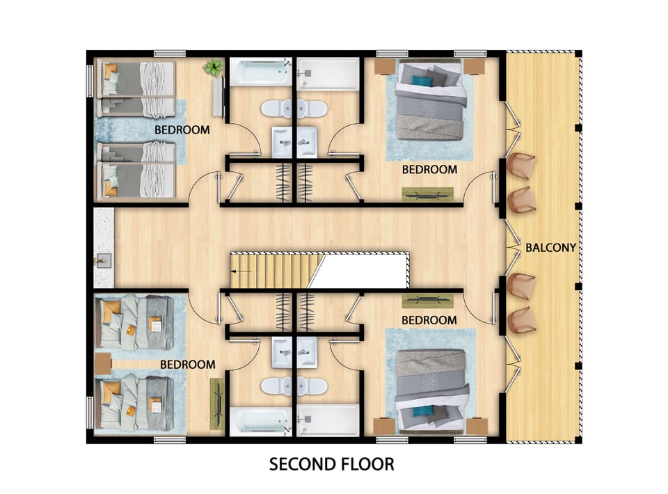 Second floor layout