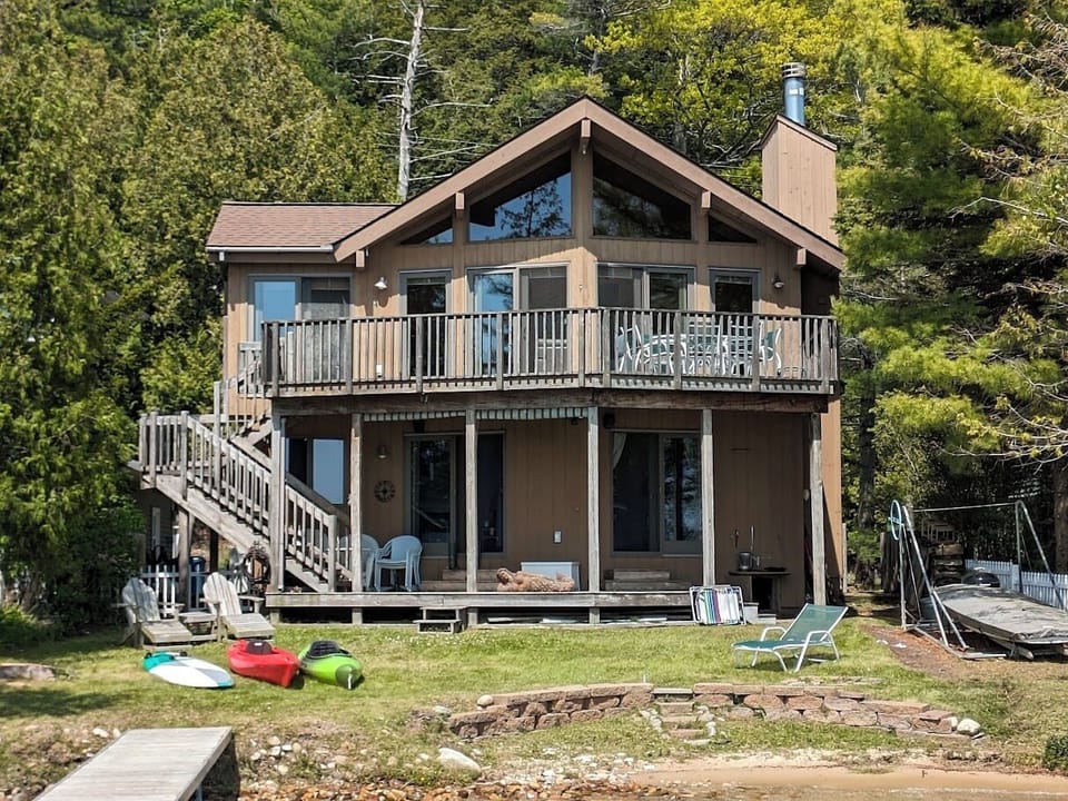 Rear view of house