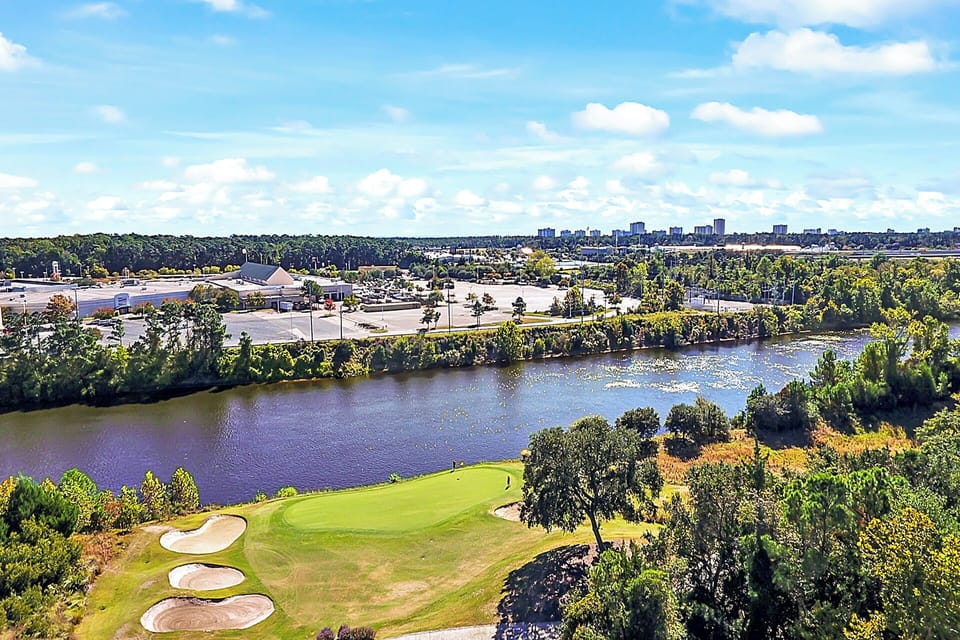Drone View of IntraCoastal from the Havens
